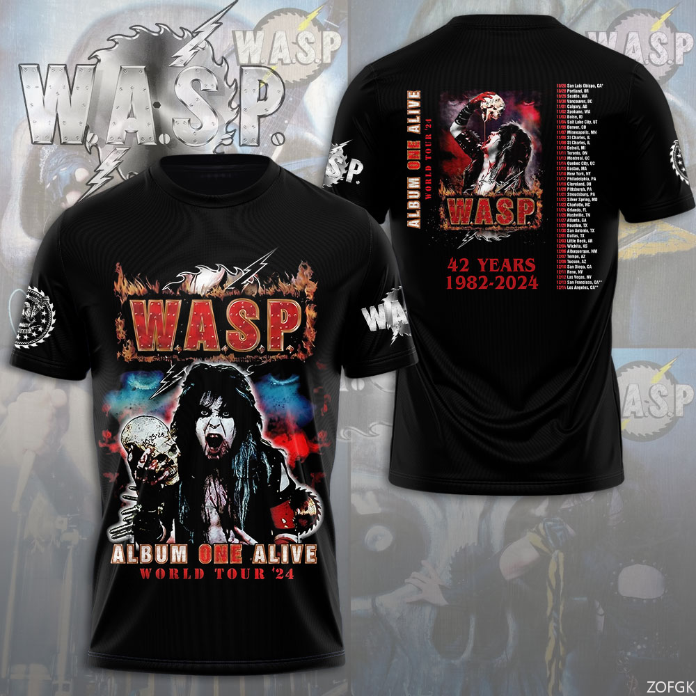 W.A.S.P Rock 3D Printing T-shi - 3D Printing Service recension och pris