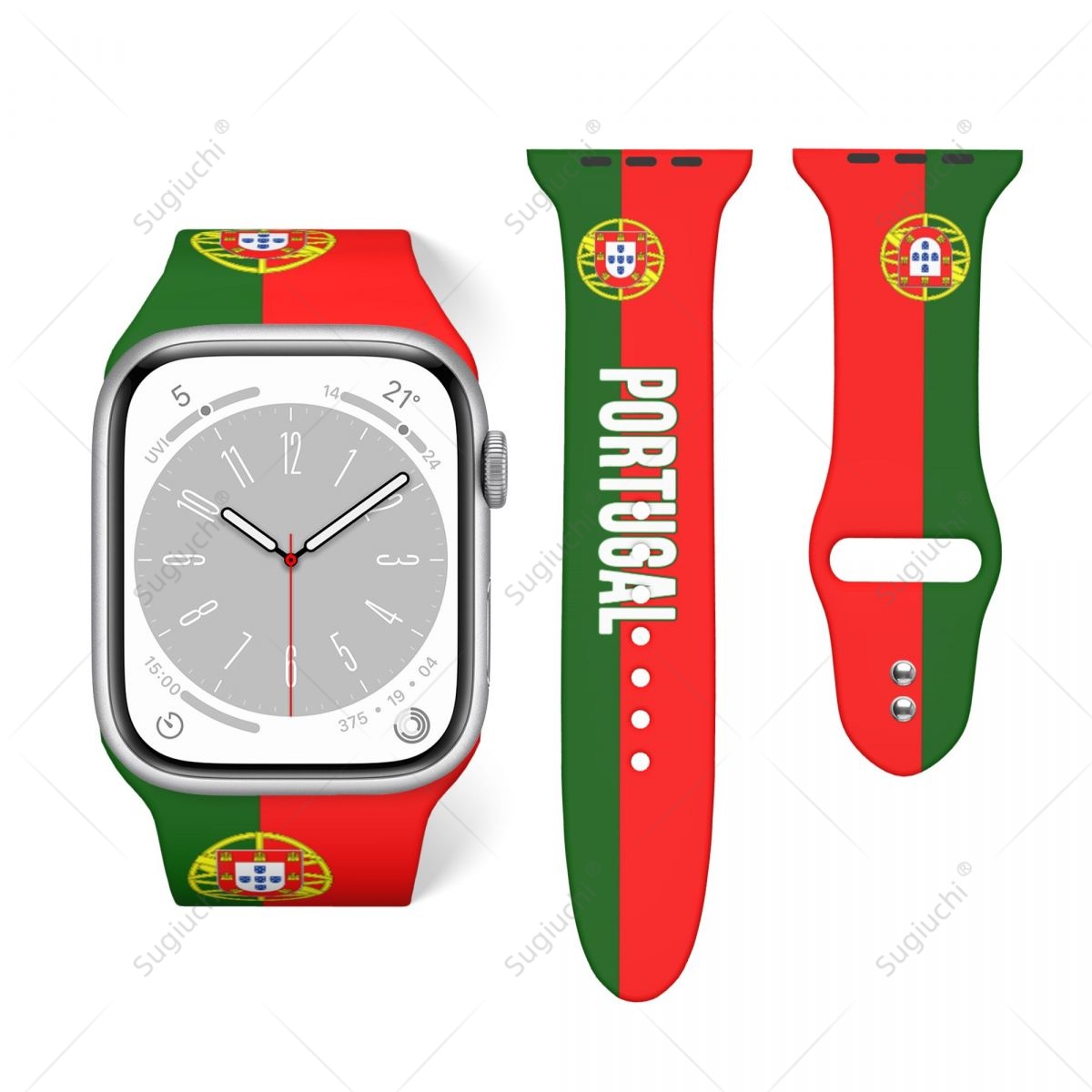 Unisex Portugal Flag 3D Printi - 3D Printing Watch recension och pris