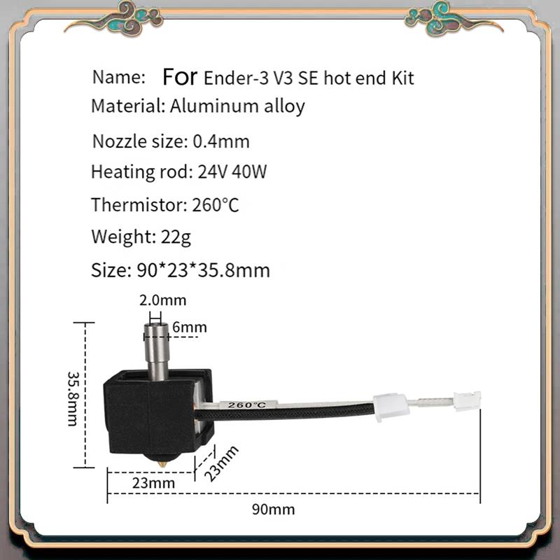 A46M-For Ender 3 V3 SE Upgrade - 3D Printing Ender recension och pris