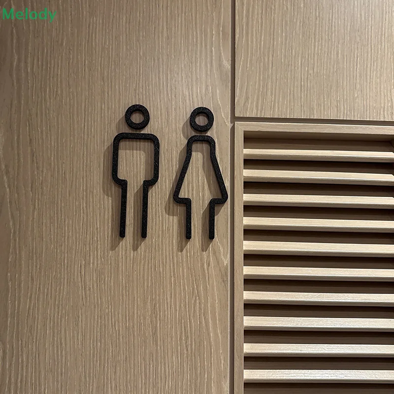 3D Printed Bathroom Door Sign  - 3D Printing Cafe recension och pris
