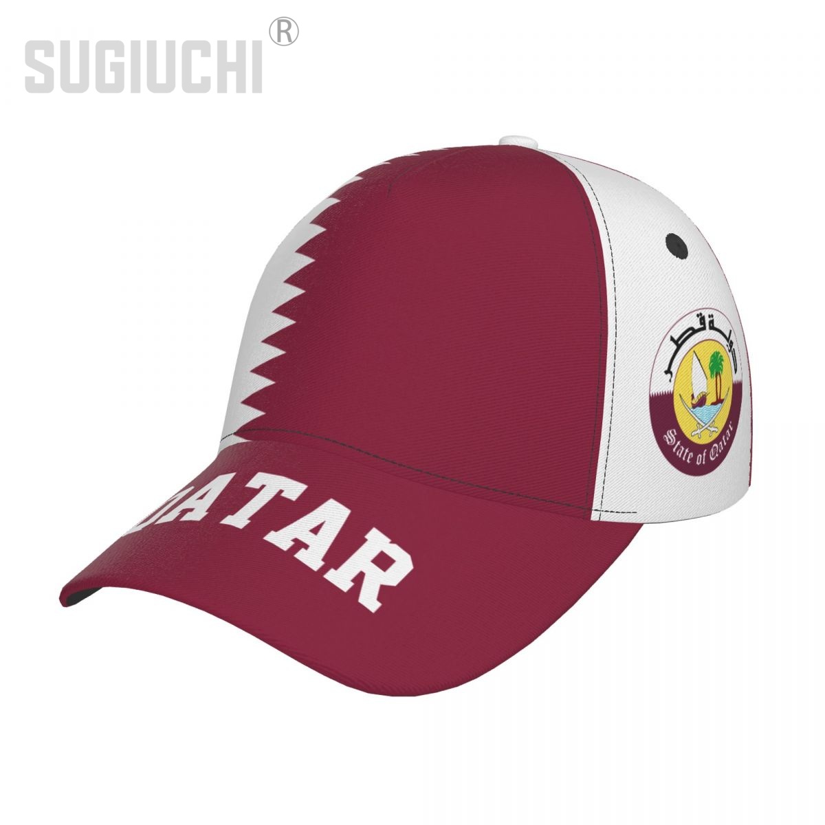 Unisex 3D Qatar Flag Qatari Ad - 3D Printing Qatar recension och pris