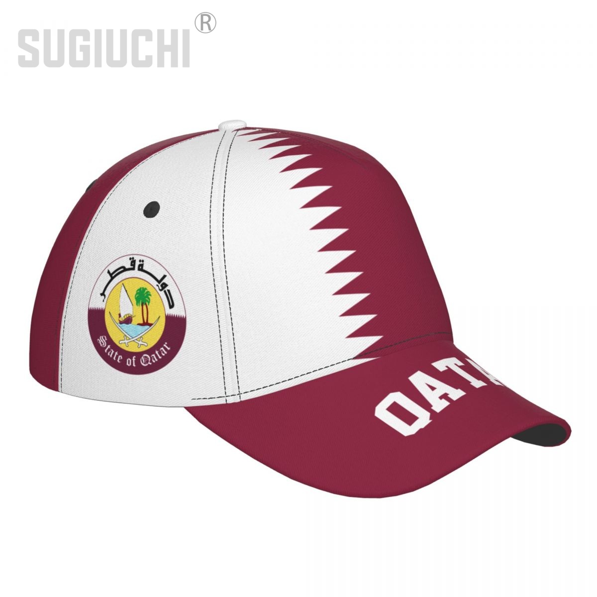 Unisex 3D Qatar Flag Qatari Ad - 3D Printing Qatar recension och pris