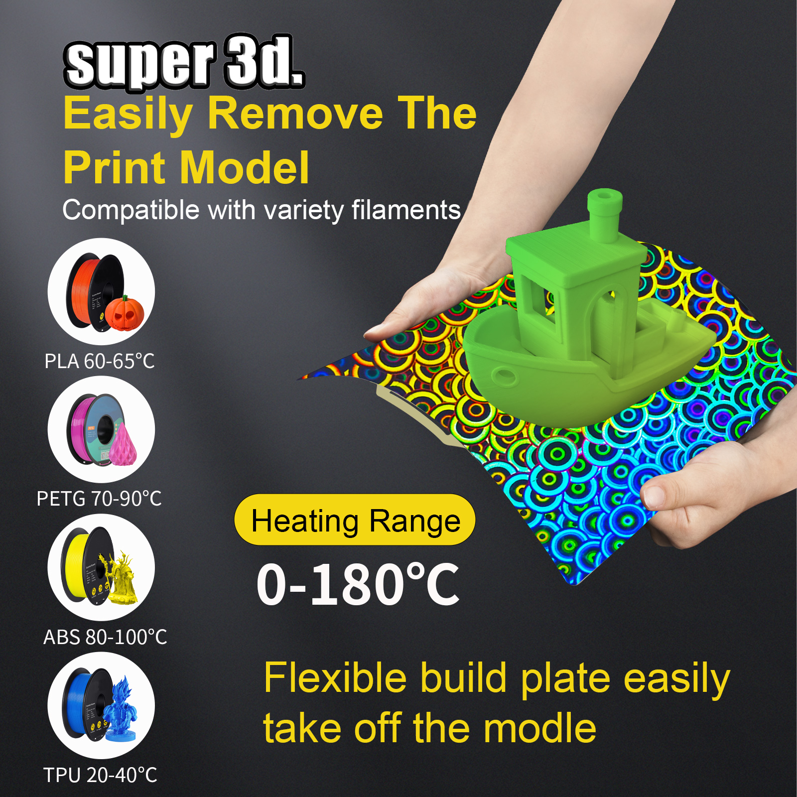 P2S Build Plate for Bambu Lab  - 3D Printing X1 Carbon recension och pris