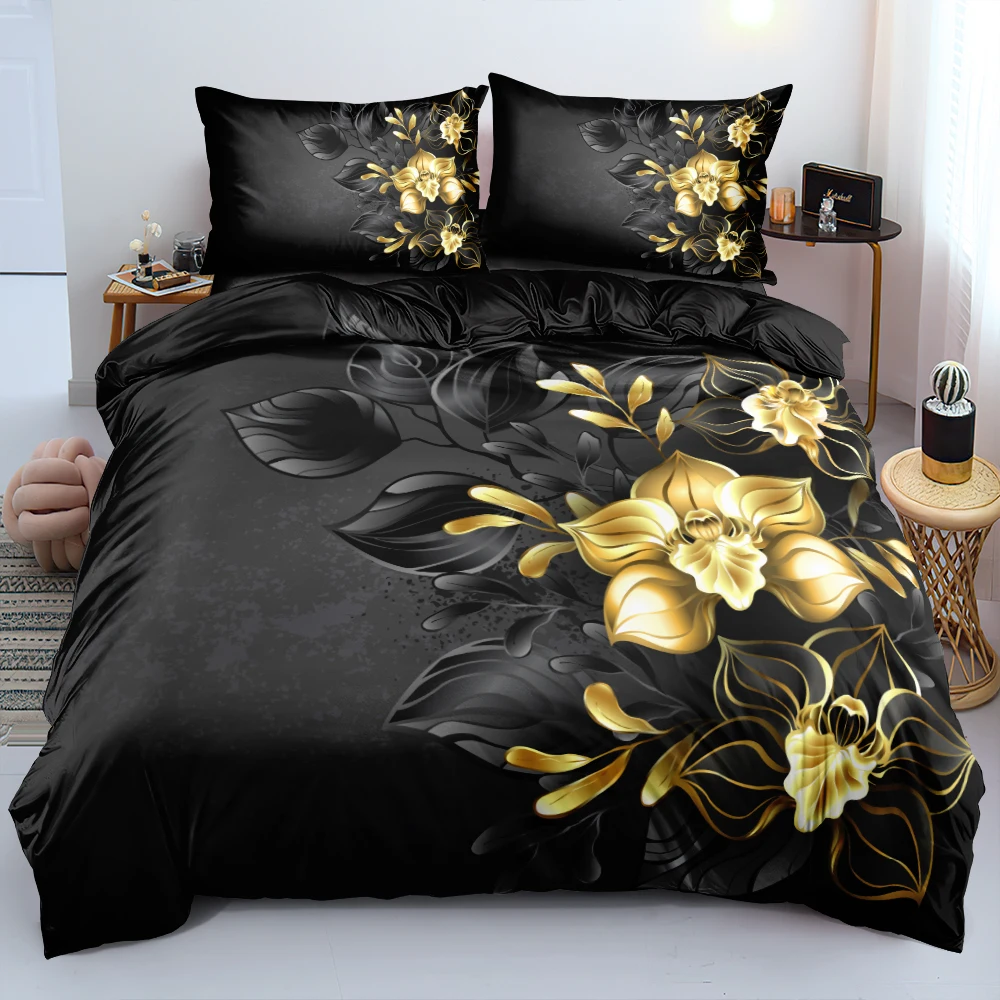 3D Design Flowers Duvet Cover  - 3D Printing Quilting recension och pris