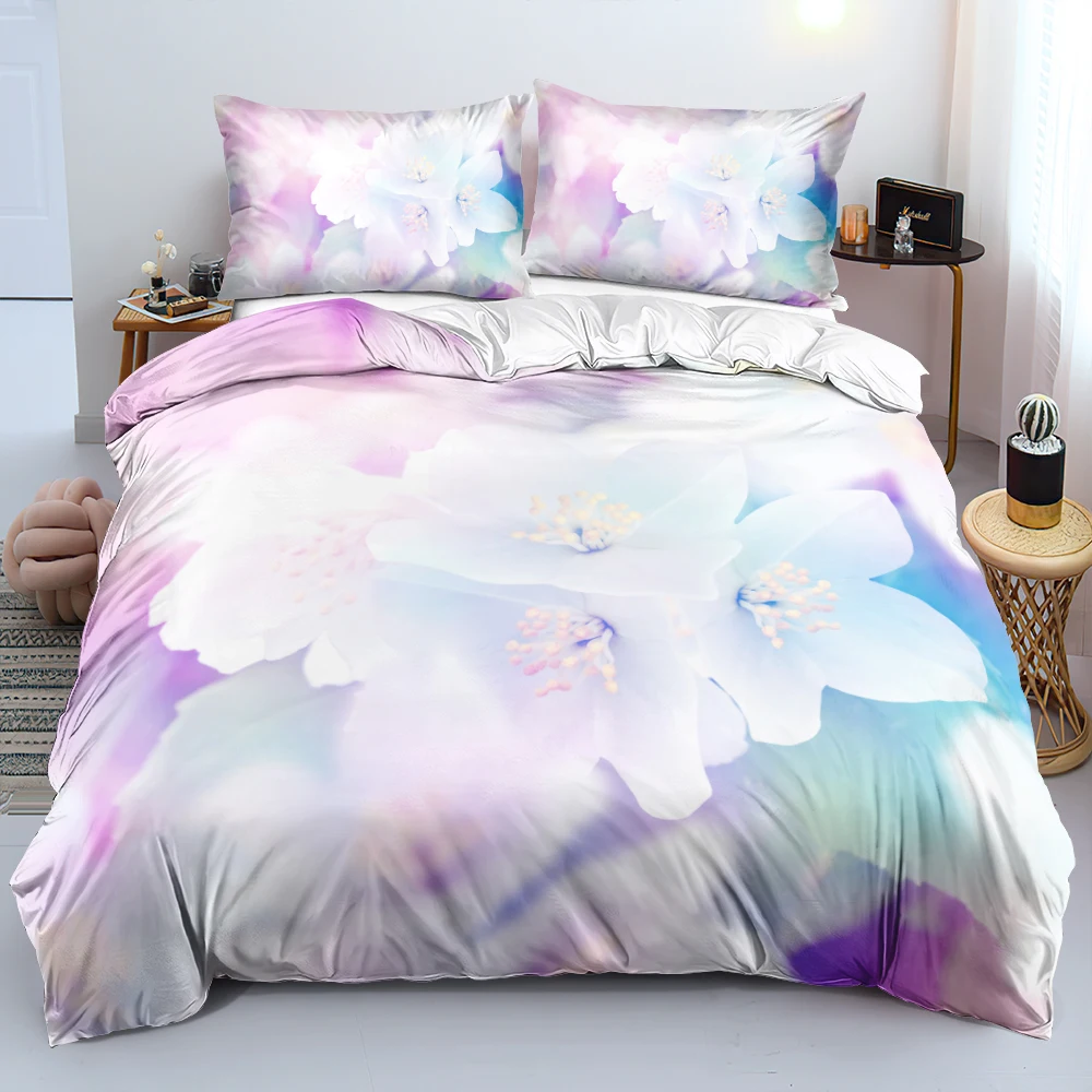 3D Design Flowers Duvet Cover  - 3D Printing Quilting recension och pris